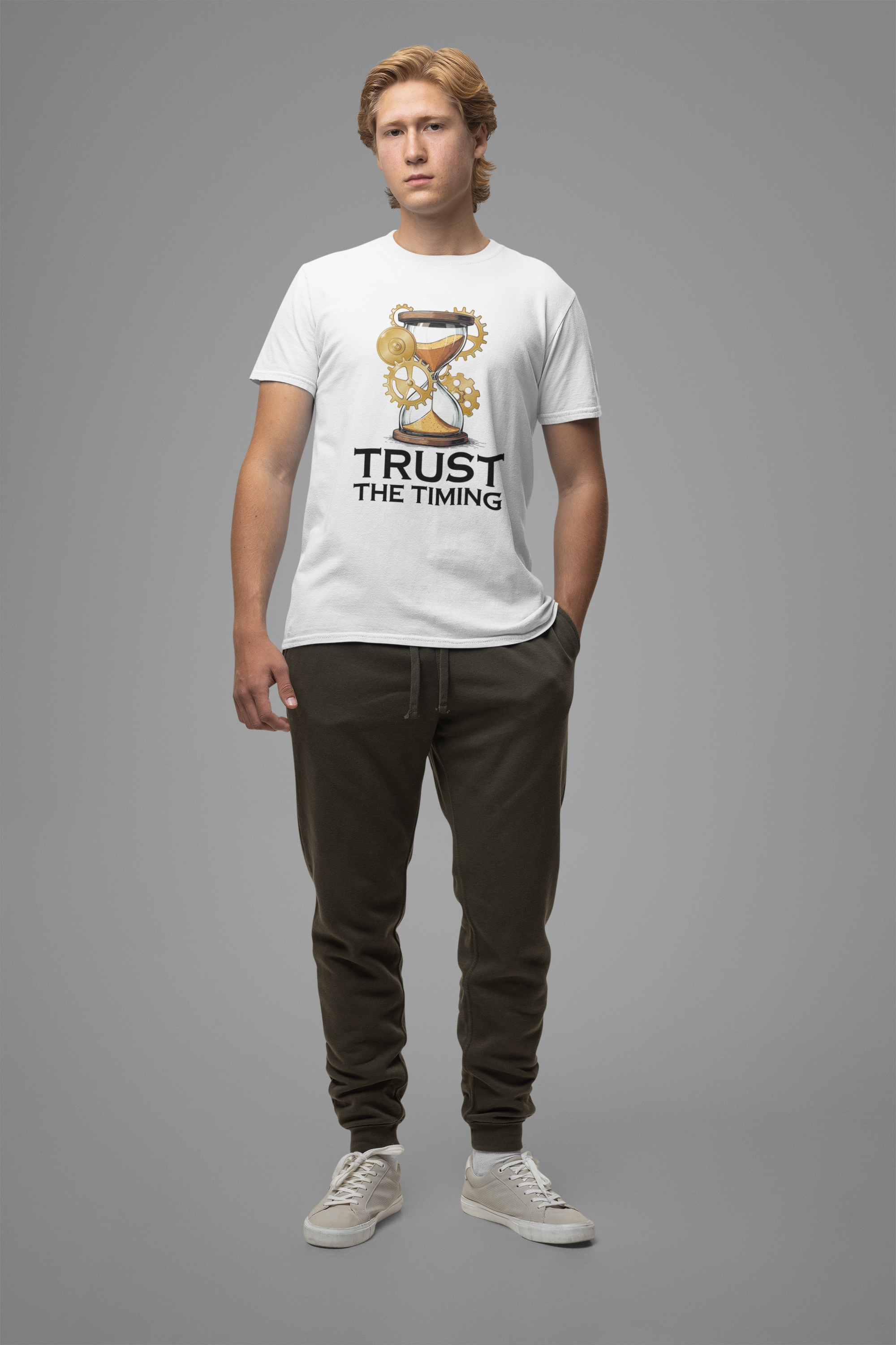 Trust the Timing Manifestation Tee for People Who Know the Universe Is on Schedule Even When Their Plans Feel Slightly Delayed
