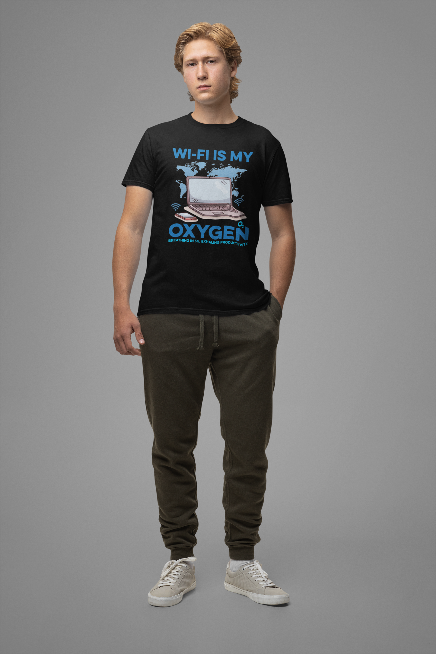 Wi Fi is My Oxygen Official Graphic Statement Tee for Bold Minds, Modern Thinkers, and Everyday Expression Everywhere