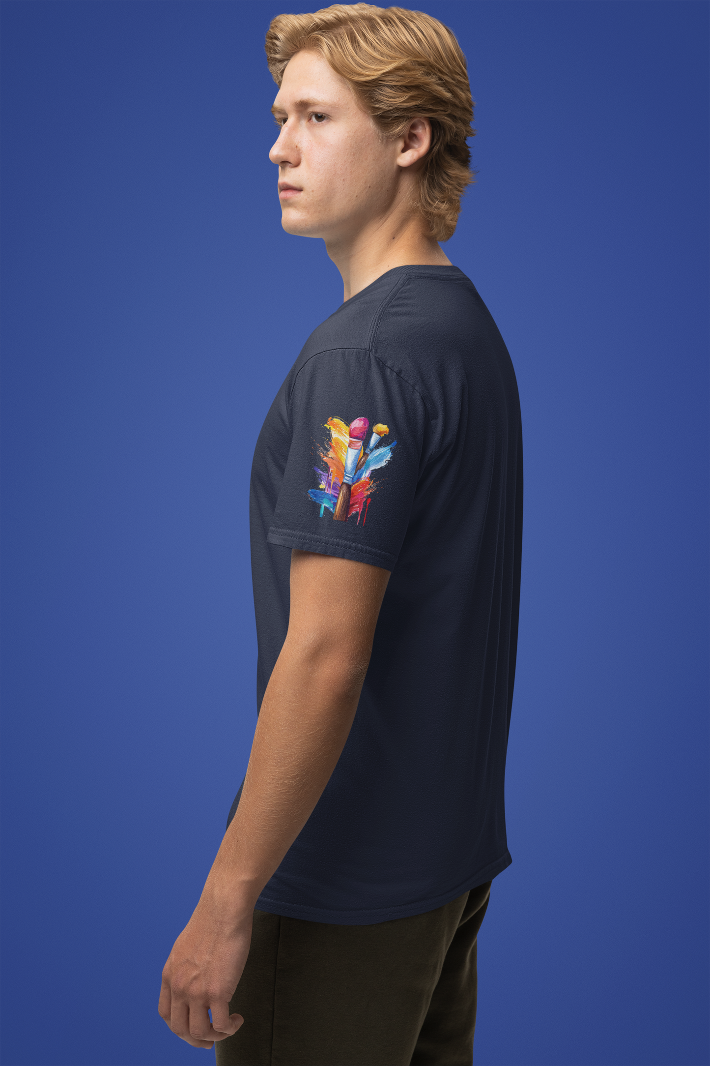 Renaissance Portrait Art T-Shirt – Italian Master Painting with Medallion Graphic Tee