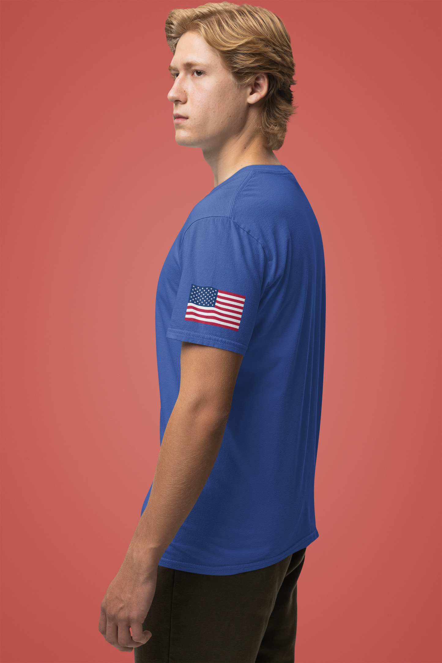 I Love NY T-Shirt - Classic USA Flag Heart Patriotic New York City Design