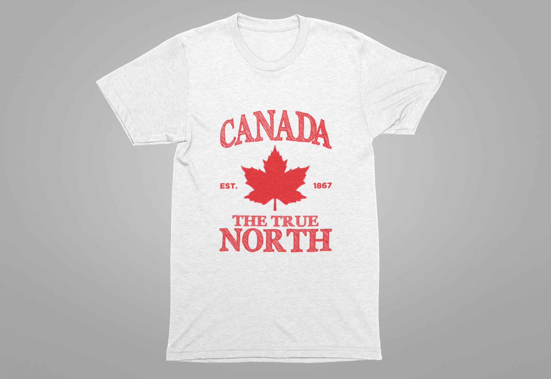 Canada True North Sketch Maple T-Shirt
