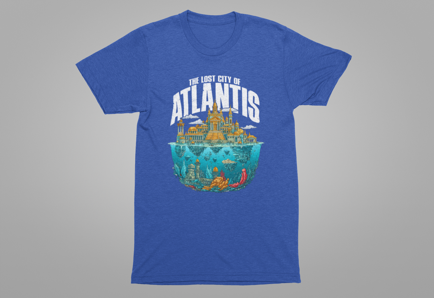 Atlantis Found Tee, Lost Civilization Shirt, Ocean Mystery Graphic Tee, Ancient History Fan Top, Explorer Gift