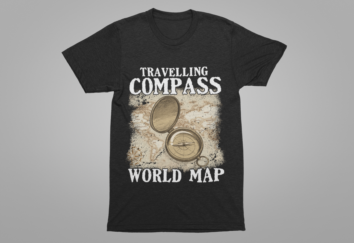 Traveling Compass - Adventure & Wanderlust T-Shirt