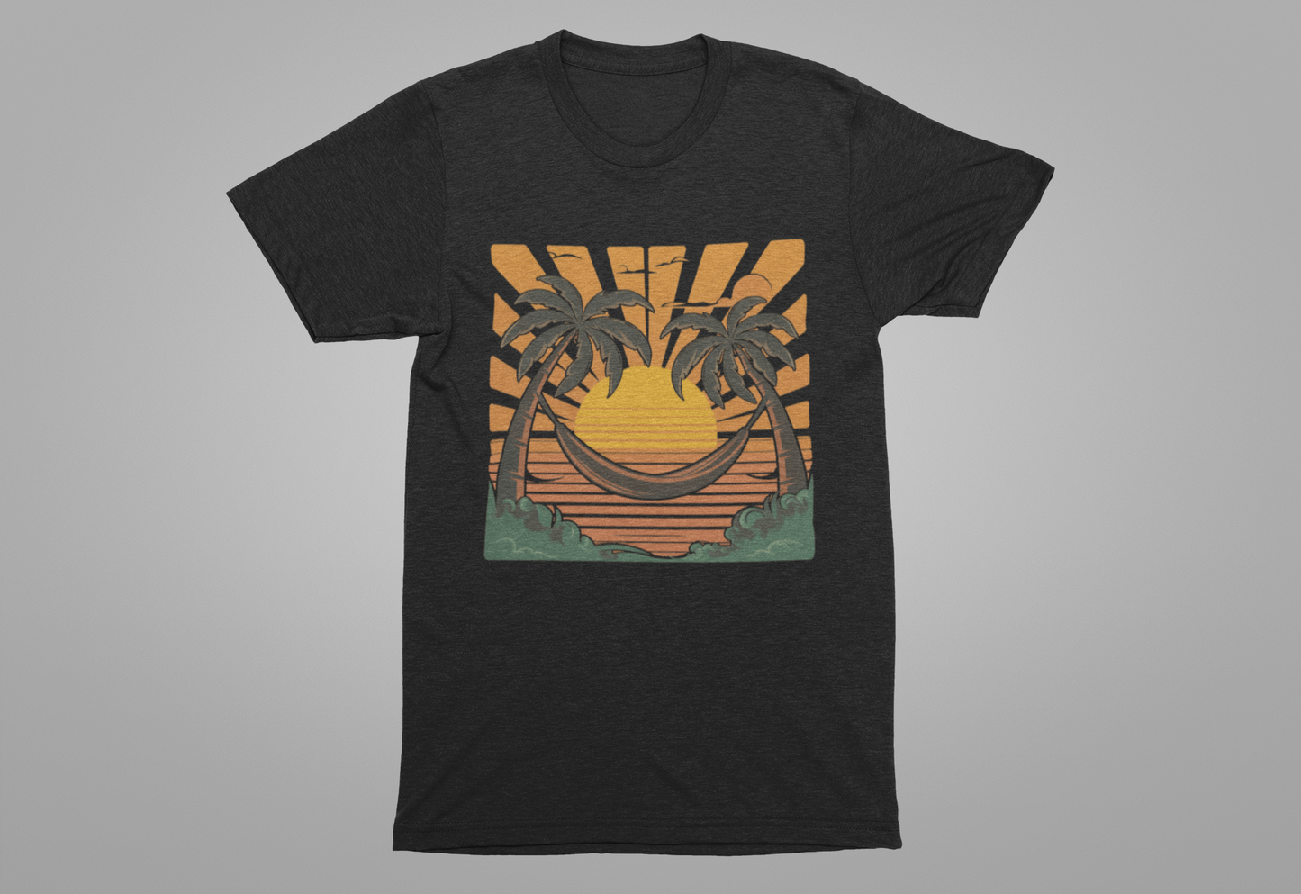 Sunset and Chill Hammock Paradise Sunset T-Shirt