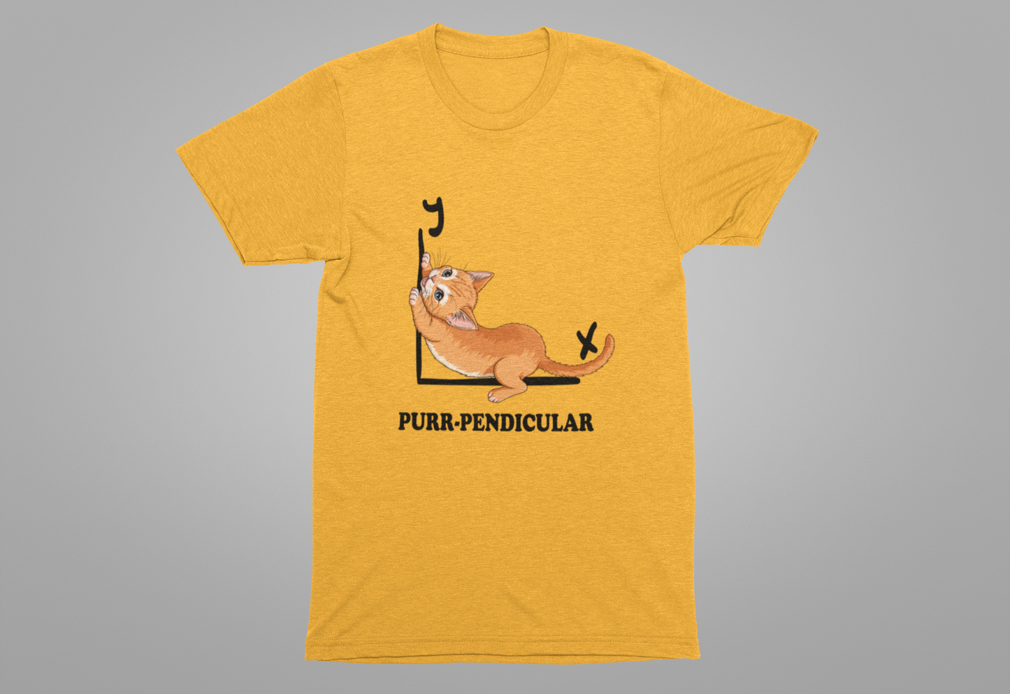 Math Cat Pun Shirt – Purr-pendicular Perpendicular Lines Graphic