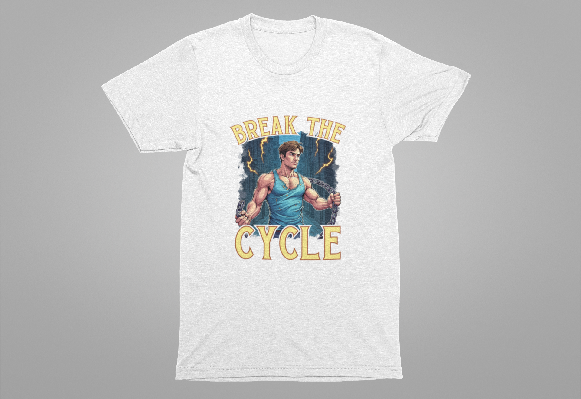 Break the Cycle – Strong Men Unleash your inner strength and determination Graphic T-Shirt