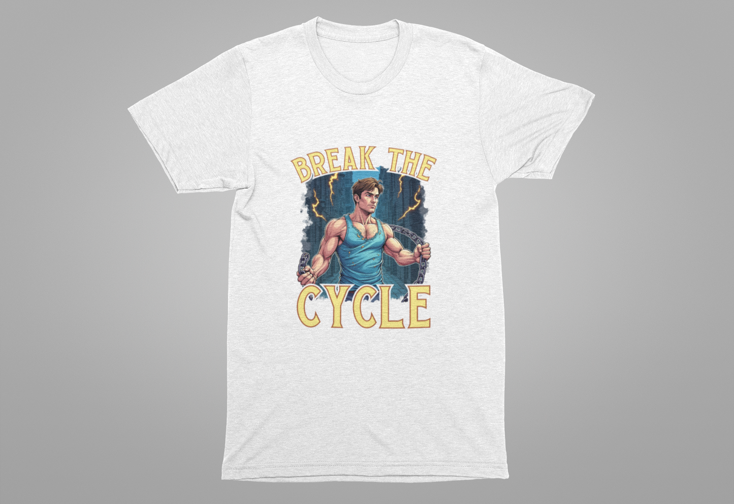 Break the Cycle – Strong Men Unleash your inner strength and determination Graphic T-Shirt