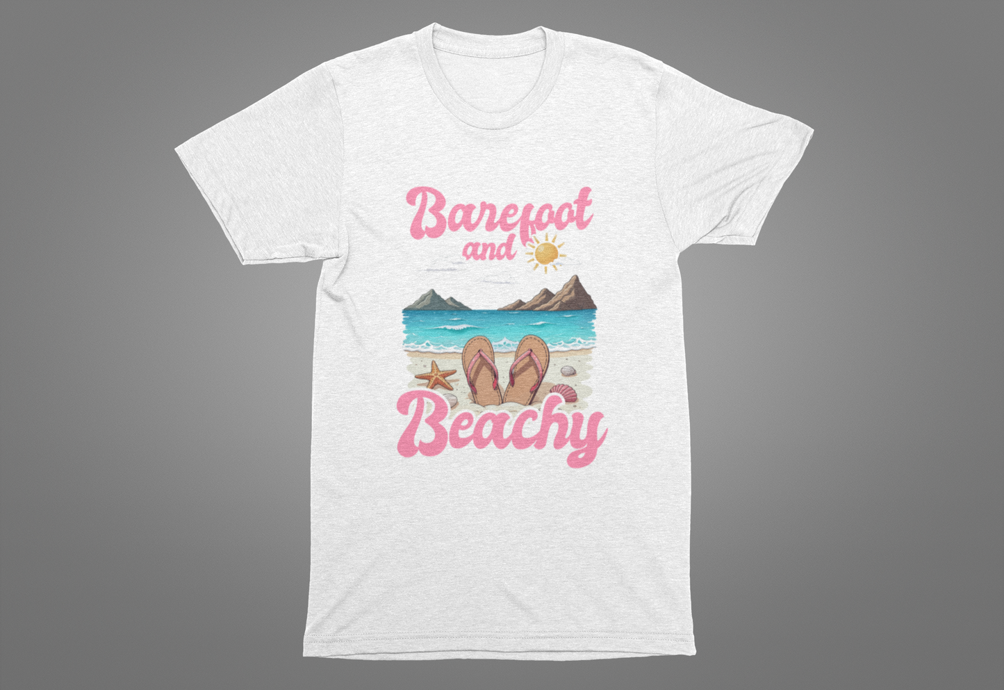 Barefoot and Beachy Coastal Chill T-Shirt
