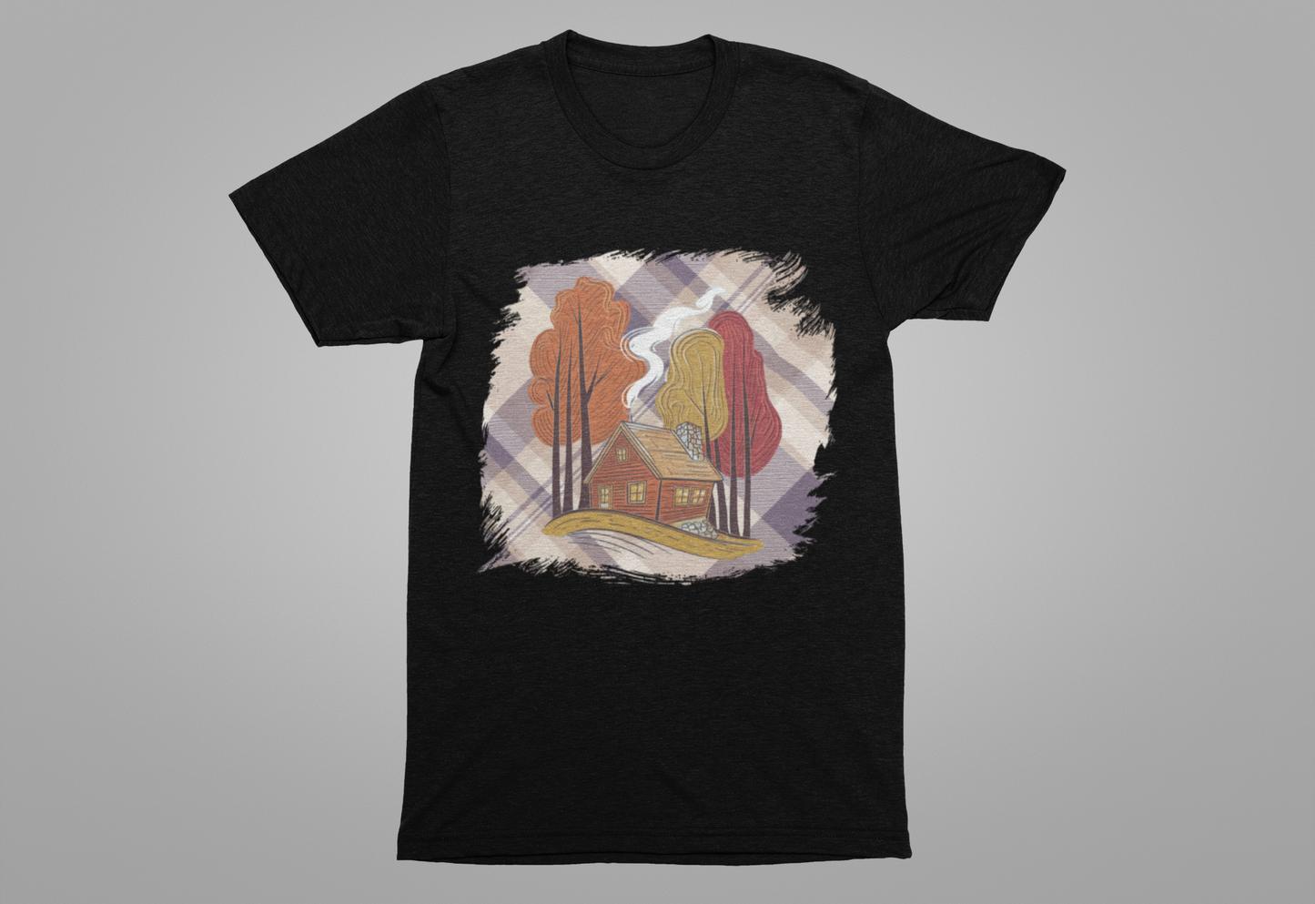 Flannels, Fires & Fall – Cozy Autumn Vibes Graphic T-Shirt