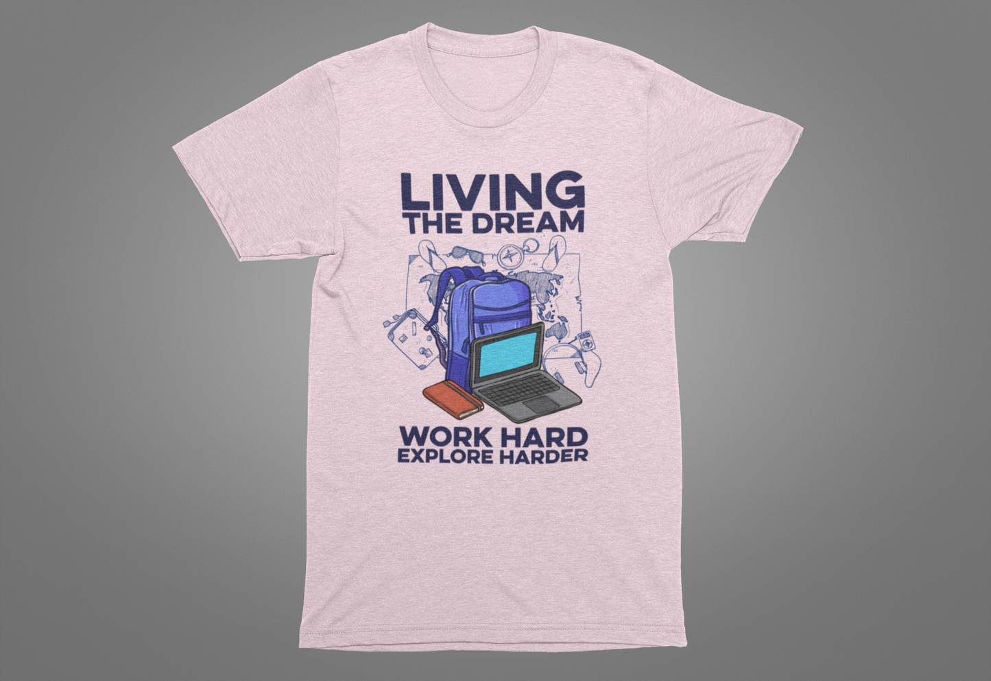 Living the Dream   Official Graphic Statement Tee for Bold Minds, Modern Thinkers, and Everyday Expression Everywhere