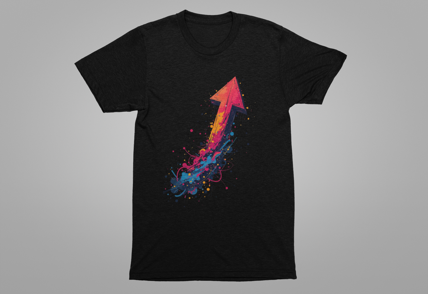 Upward Momentum T-Shirt – Vibrant Arrow Graphic Tee