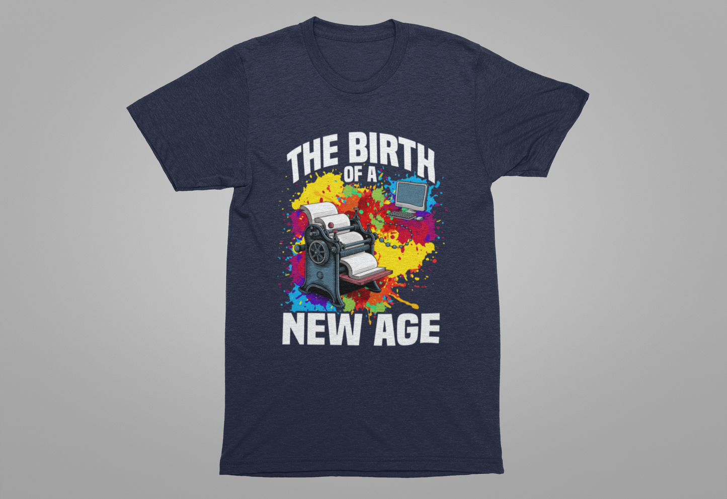 Printing Press Changed Everything Tee, History Milestone Shirt, Literature Revolution Tee, Invention Graphic Top, Educator Gift