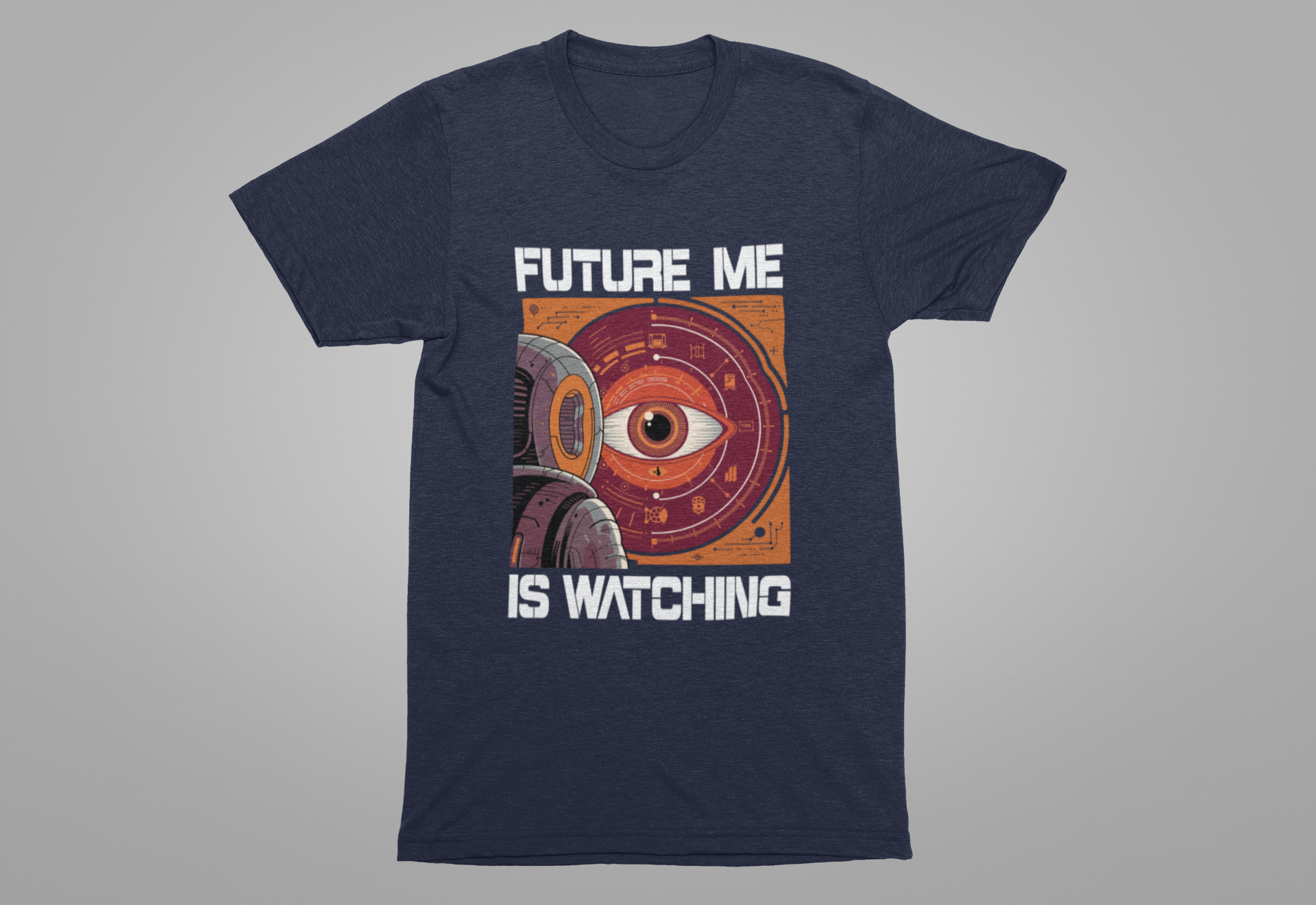 Future Me Is Watching Tee, Motivational Accountability Shirt, Self Growth Graphic Tee, Goal Driven Top, Mindset Gift
