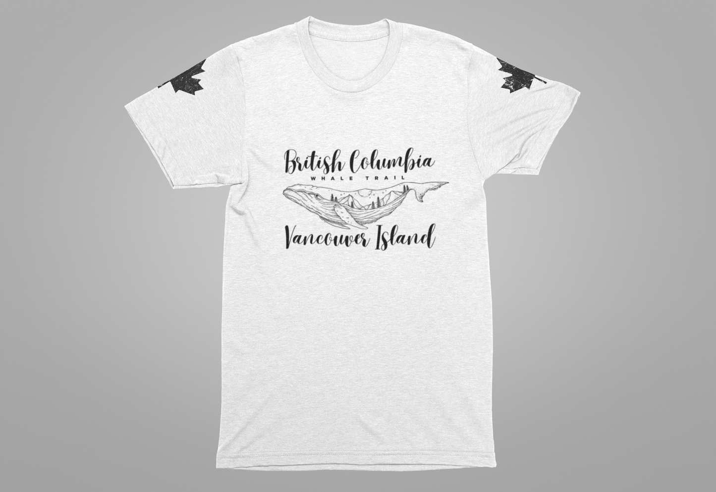 British Columbia Whale Trail Vancouver Island Canada T-Shirt
