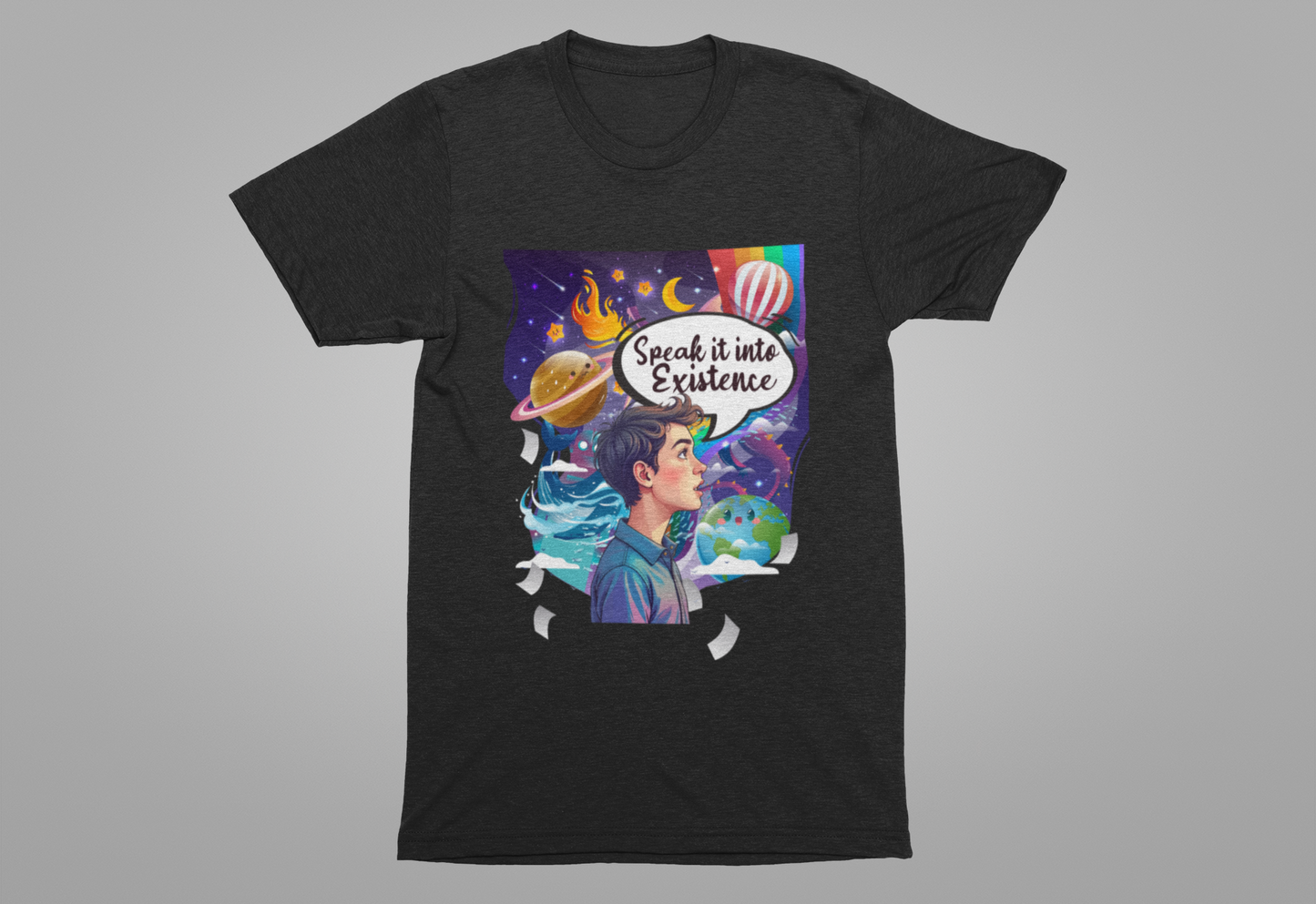 Speak It Into Existence Manifestation Positive Mindset T-Shirt