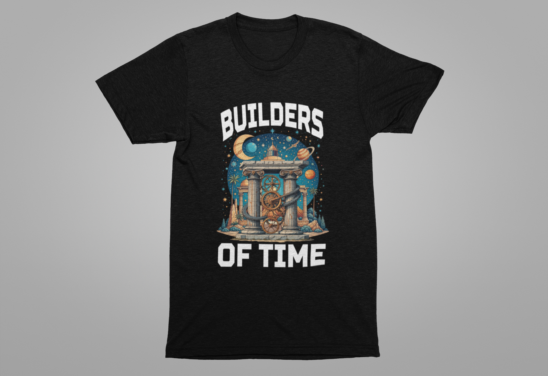 The Builders of Time Tee, Historical Achievement Shirt, Ancient Engineer Graphic, Civilization Creators Top, Legacy Gift