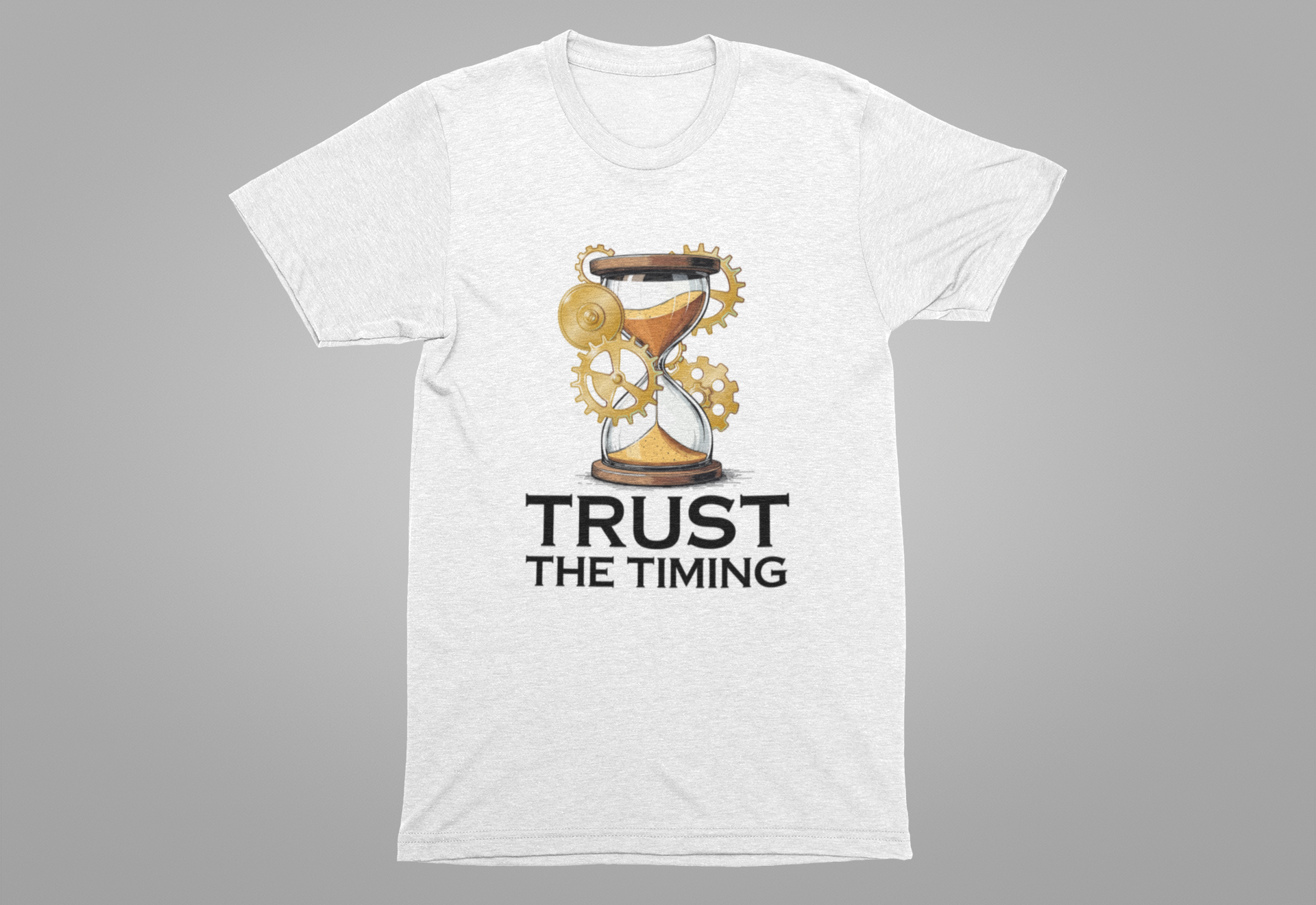 Trust the Timing Manifestation Tee for People Who Know the Universe Is on Schedule Even When Their Plans Feel Slightly Delayed