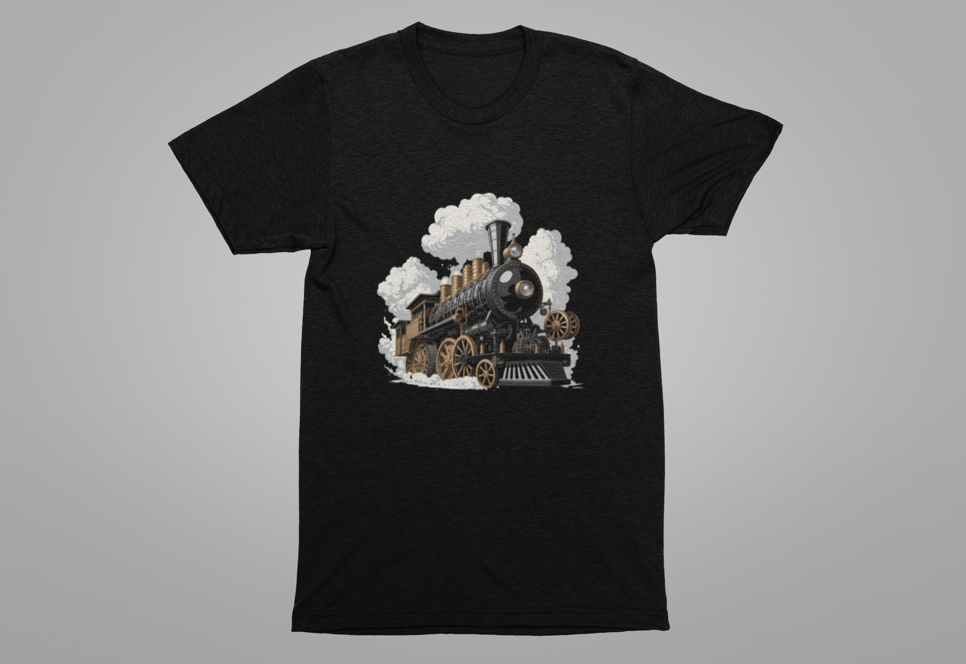 Steam locomotives Steam Power Changed Everything Tshirt – Historic Steam Train Graphic