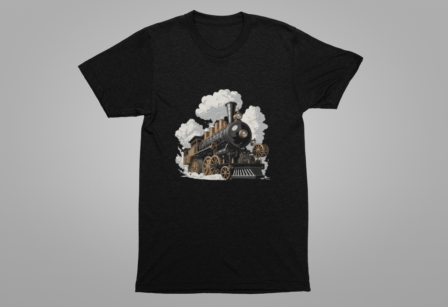 Steam locomotives Steam Power Changed Everything Tshirt – Historic Steam Train Graphic