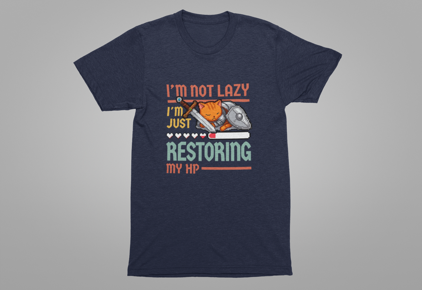 I’m Not Lazy I’m Just Conserving Energy Like a Pro Tee, Cat Nap Humor Shirt, Feline Chill Graphic Tee, Funny Mood Top