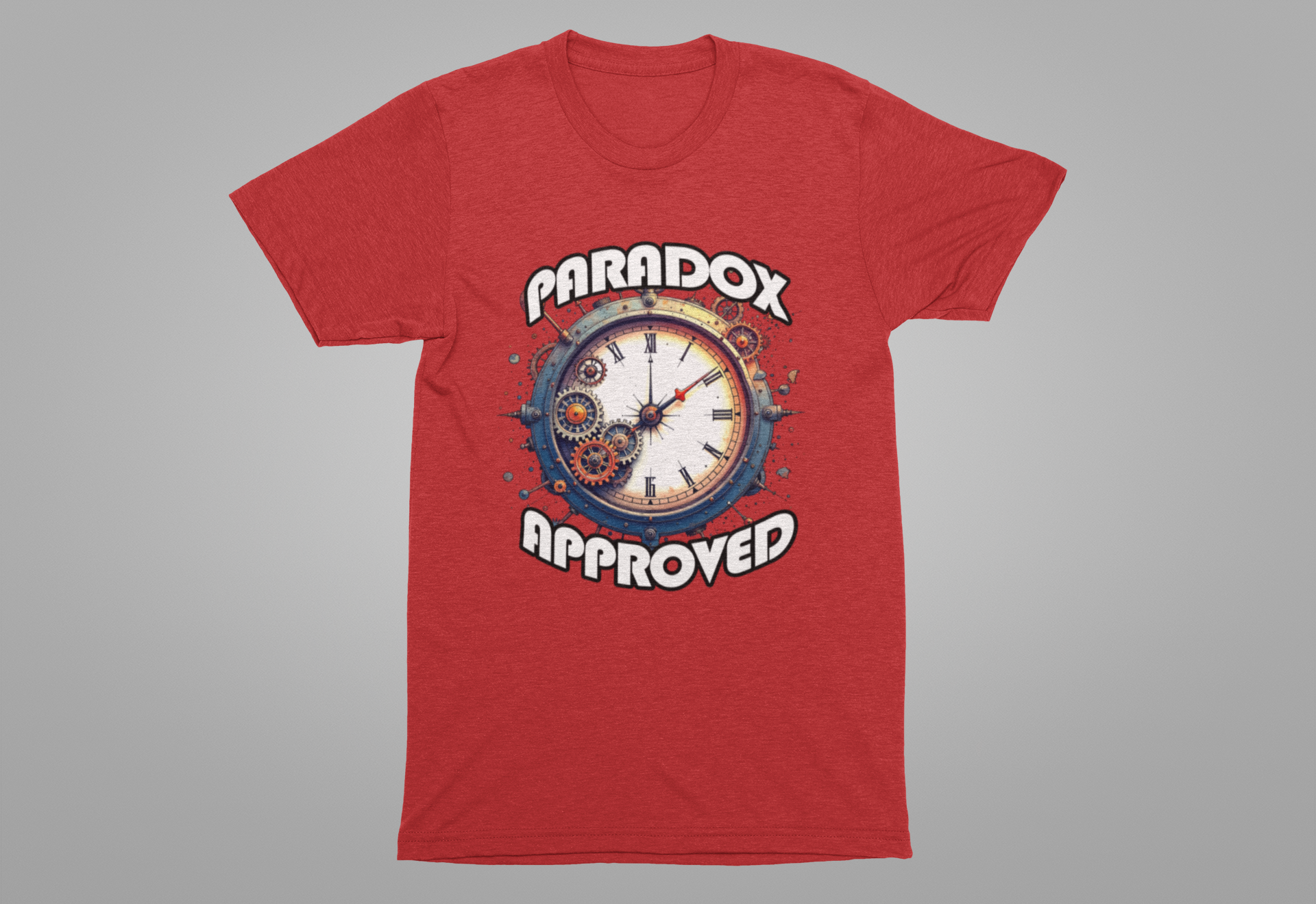 Paradox Approved Tee, Sci-Fi Logic Shirt, Time Travel Irony Tee, Time Theory Graphic Top, Timeline Twister Gift