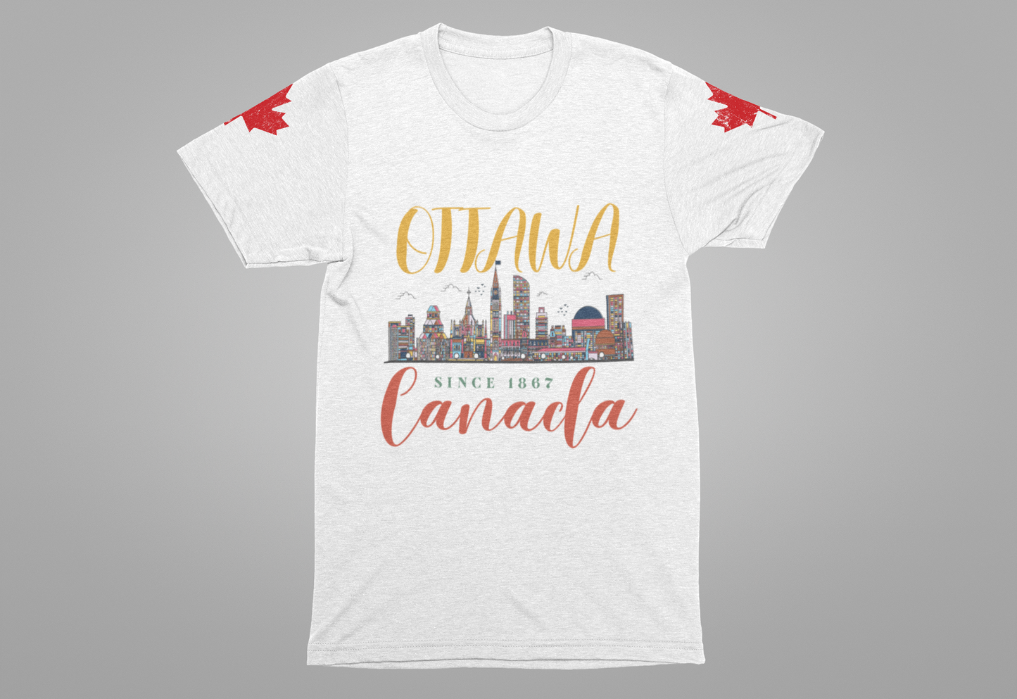 Ottawa Canada Skyline Since 1867 T-Shirt