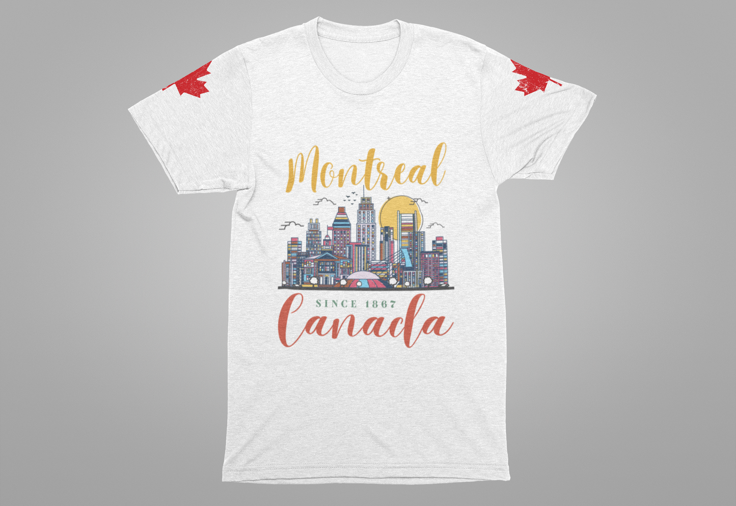 Montreal Skyline Canada Since 1867 T-Shirt