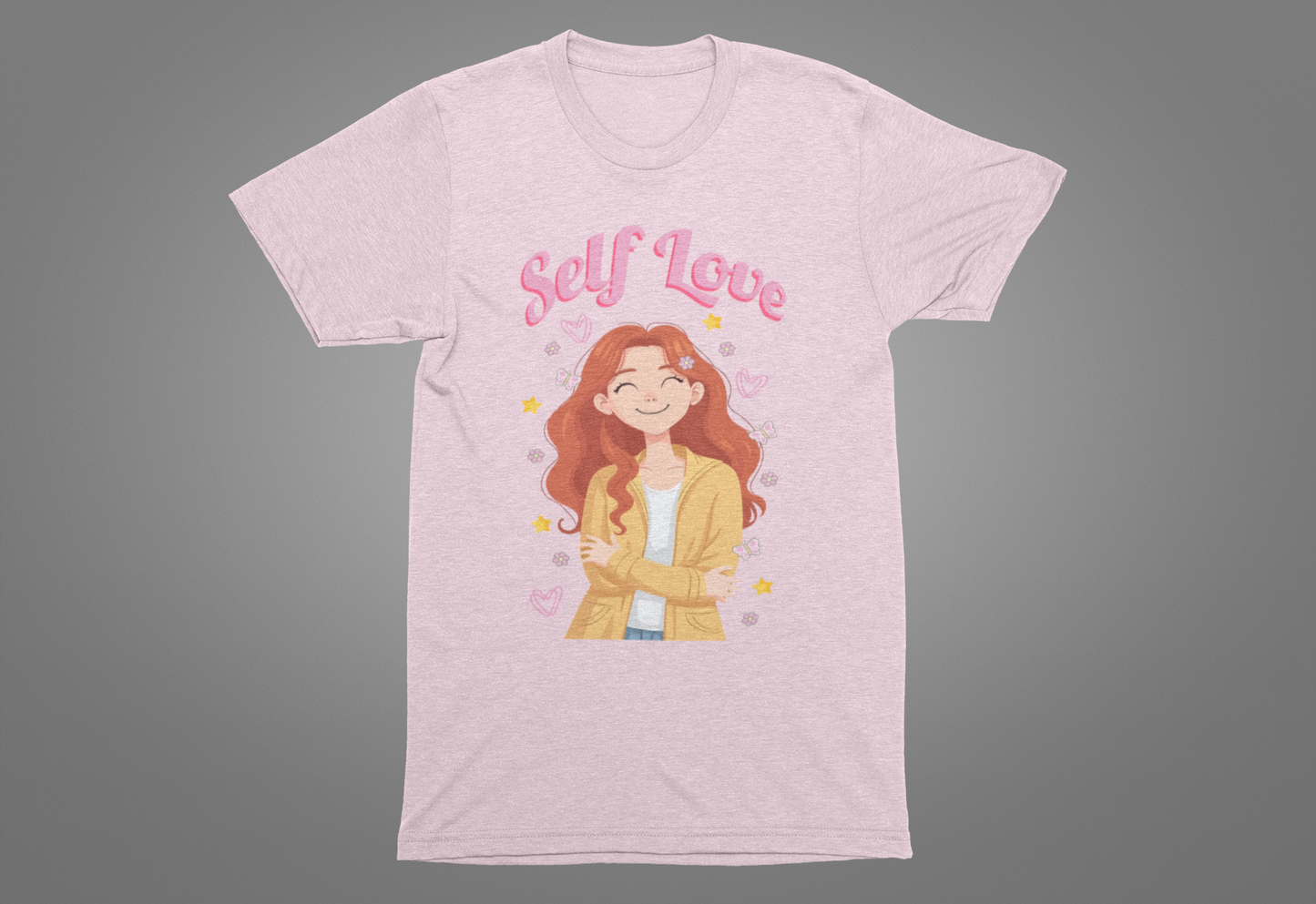 Self Love Official Graphic Statement Tee for Mindful Souls, Inner Peace Seekers, and Confidence Builders Who Radiate Self Respect