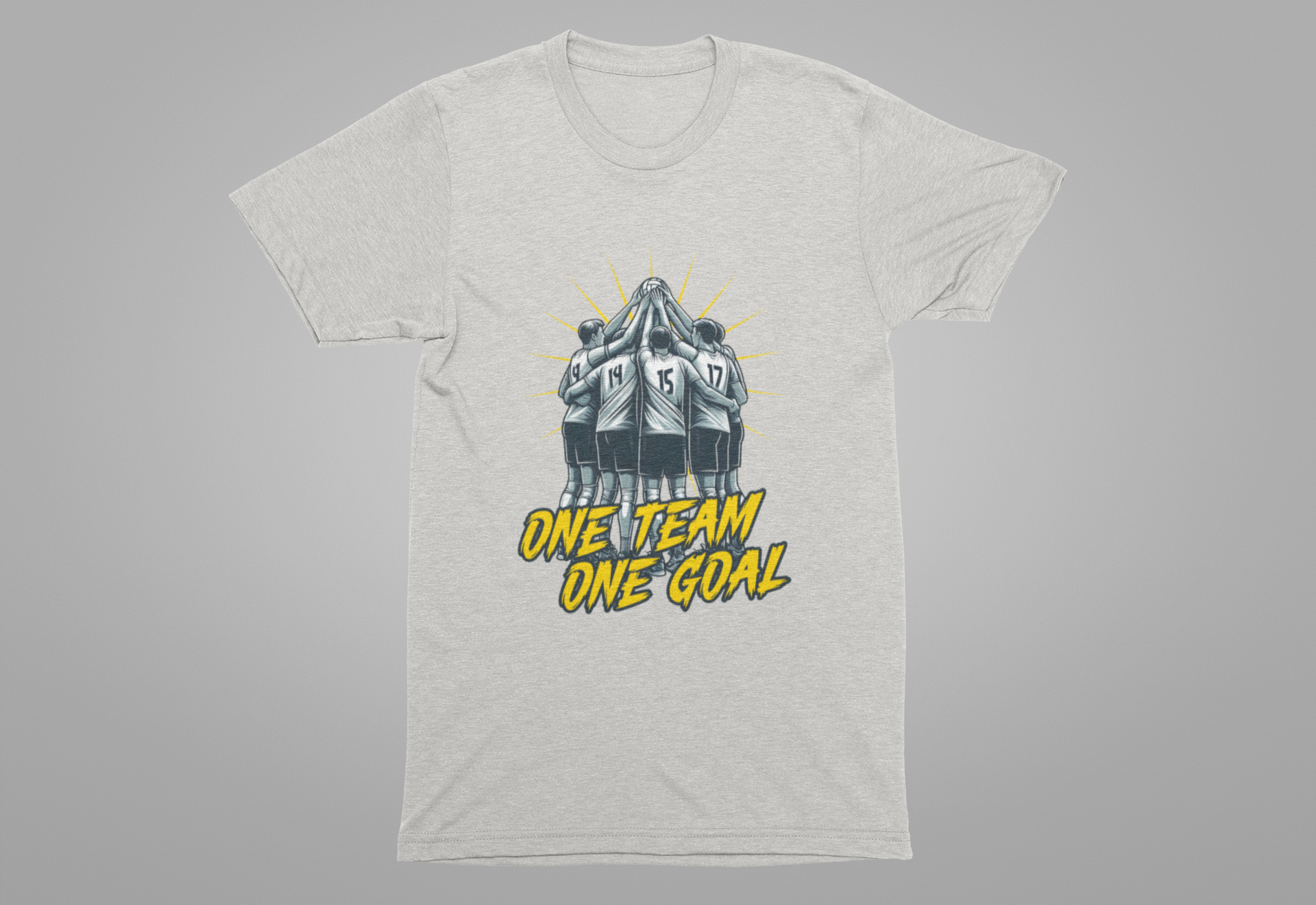 One Team One Goal – Team Huddle Unity Graphic T-Shirt