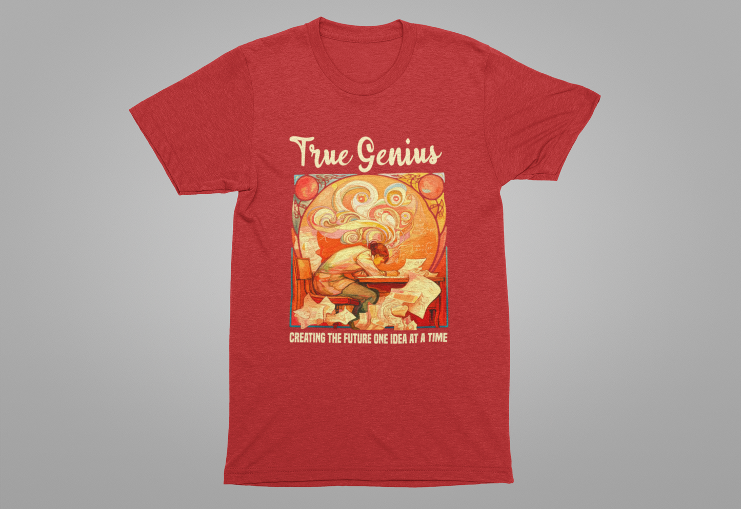 Genius at Work Tee, Smart Humor Shirt, Academic Energy Top, Funny Intelligence Graphic Tee, Clever Nerd Gift