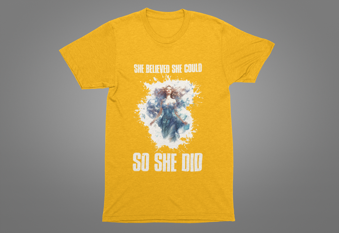 She Believed She Could So She Did Shirt, Inspirational Women's Tee, Empowerment Quote Top, Motivated Female Shirt, Girl Power Gift