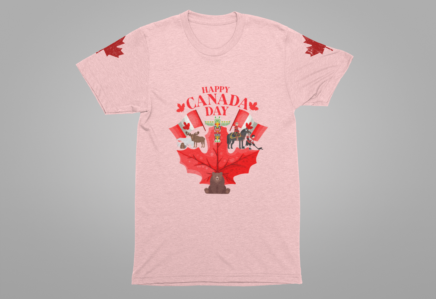 Happy Canada Day Maple Celebration T-Shirt