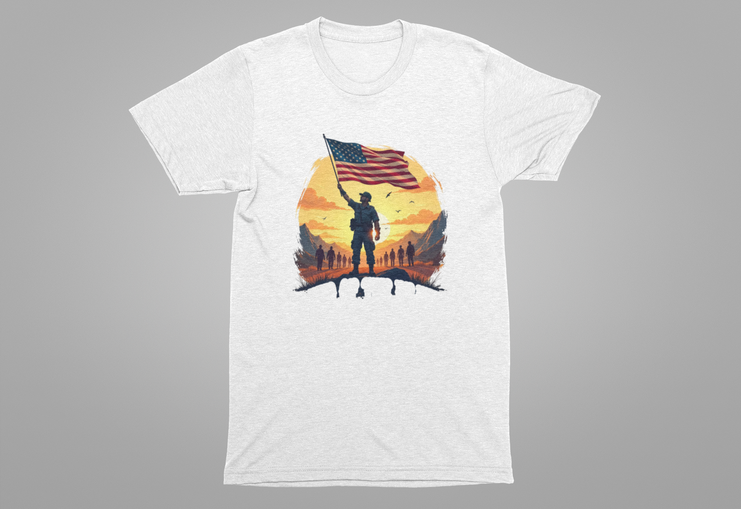 Land of the Brave Shirt Patriotic American Graphic Tee for Those Who Honor Courage Sacrifice and the Stories That Built Our Nation