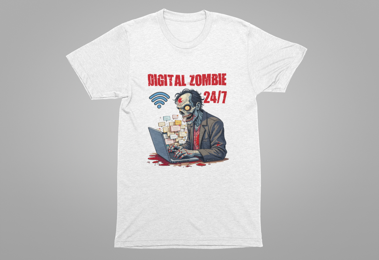 Chronically Online Tee, Internet Addict Shirt, Social Media Humor Graphic, Digital Life Top, Always Plugged In Gift