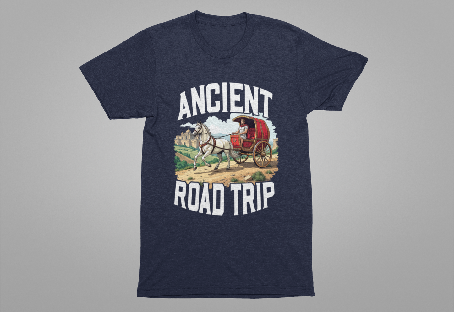 Ancient Road Trip Tee, History Explorer Shirt, Archaeology Adventure Top, Cultural Heritage Graphic, Travel Through Time Gift