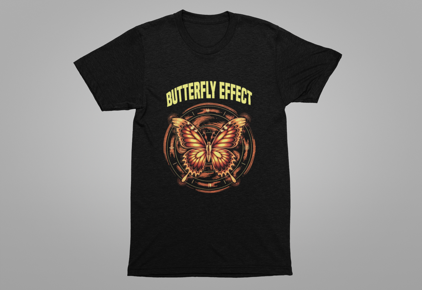 Warning Butterfly Effect Ahead Tee, Sci-Fi Chaos Shirt, Time Shift Graphic Tee, Multiverse Humor Top, Cause and Effect Gift