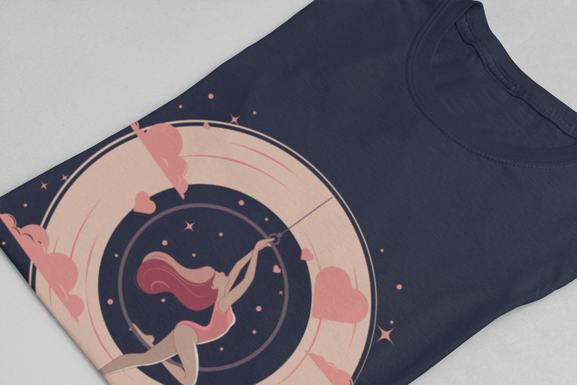 Aerial Hoop Aerialist - Elegant & Artistic Dancer T-Shirt