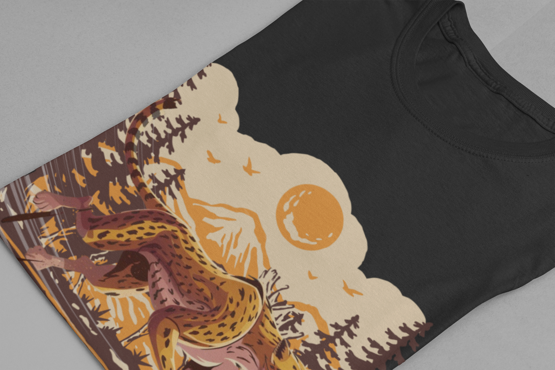 Spotted in the Wild Cheetah Forest Adventure T-Shirt