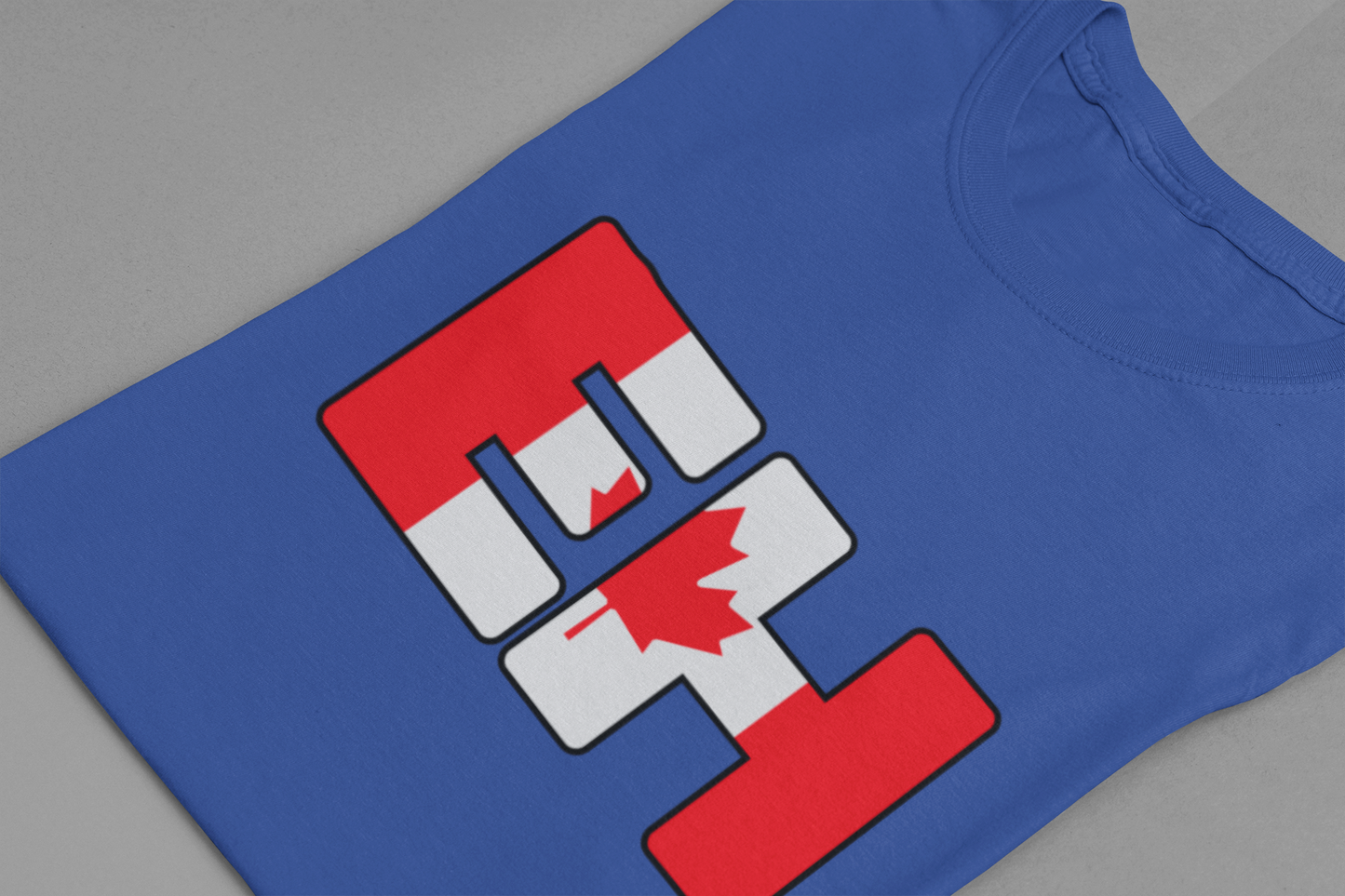 Canada EH Flag Maple Sleeve T-Shirt