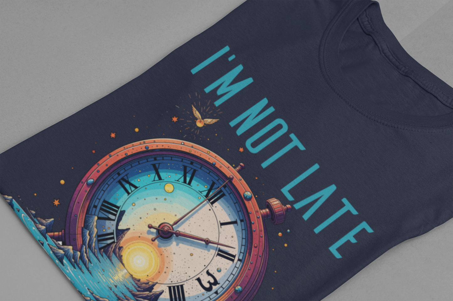 I’m Not Late I’m On My Own Time Zone Tee, Funny Punctuality Shirt, Personal Clock Humor Tee, Fashionably Late Top, Schedule Rebel Gift