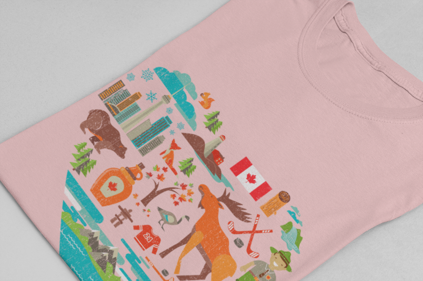 Canada Heart Icons Heritage T-Shirt