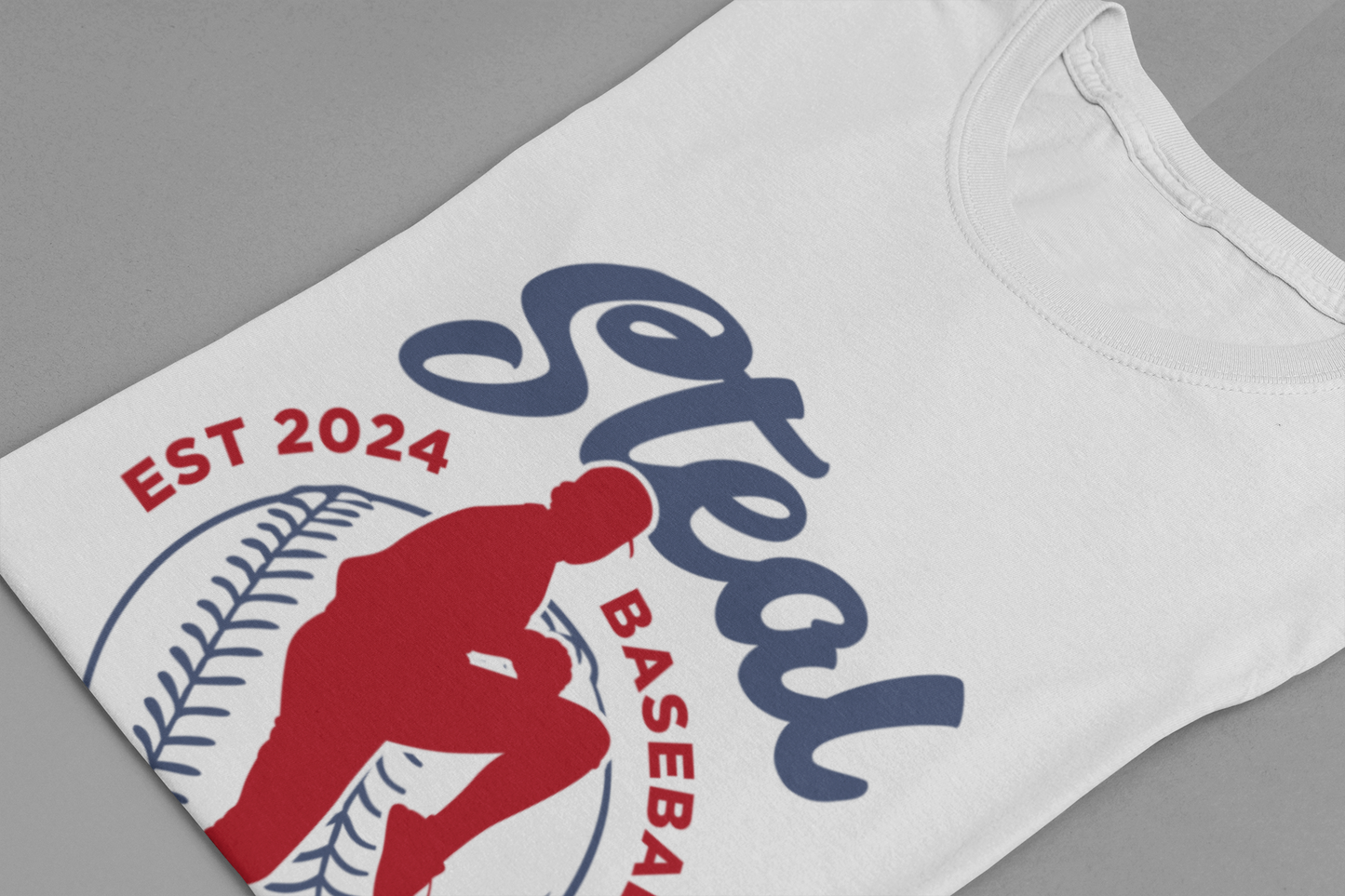 Baseball tshirt - Steal Breaker Tshirt Baseball Player Throwing Ball with Baseball Outline and Text Baseball Athlete
