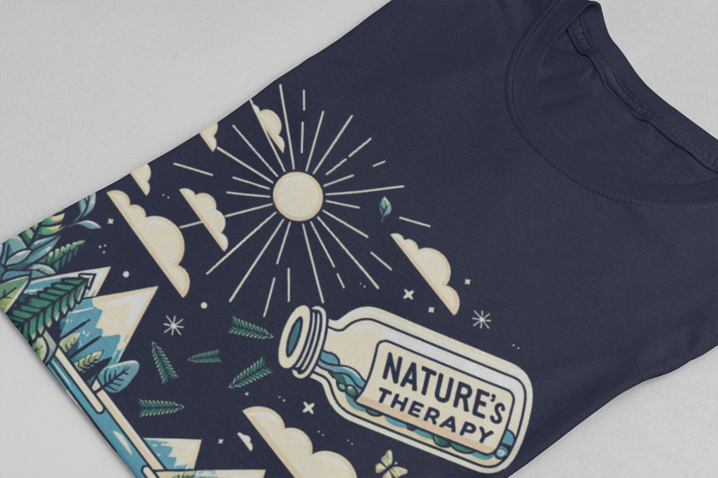Nature’s Therapy | Pouring into Lake Graphic T-Shirt