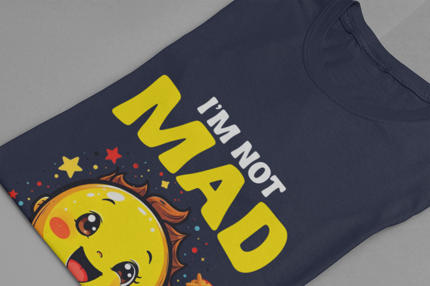I'm NOT MAD Just Done – Mixed Emotions Baby Laptop Graphic T-Shirt