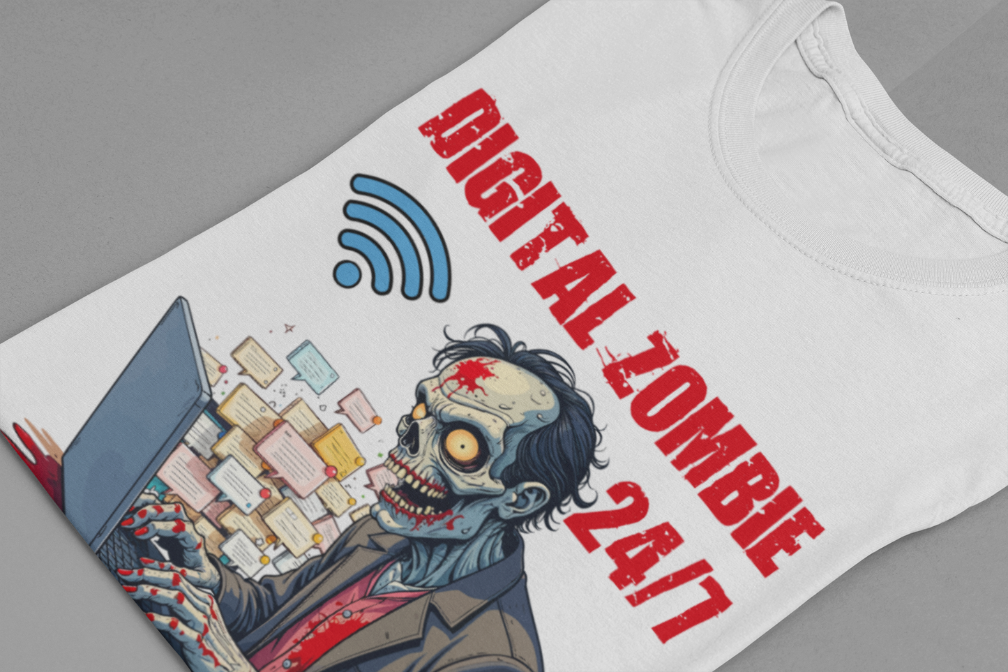 Chronically Online Tee, Internet Addict Shirt, Social Media Humor Graphic, Digital Life Top, Always Plugged In Gift