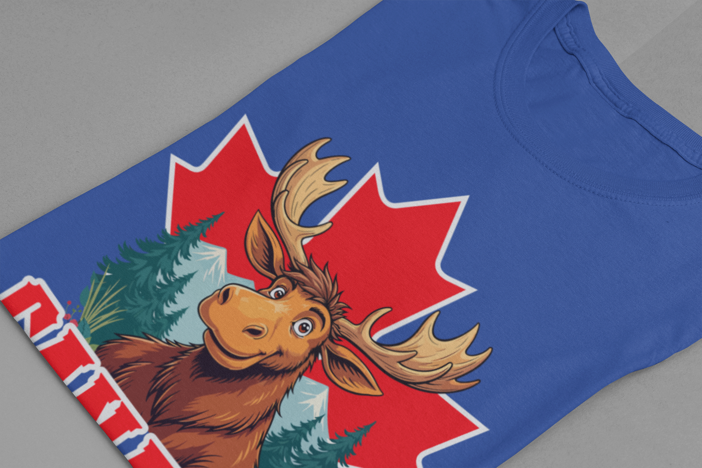 Canada Maple Moose Cartoon T-Shirt