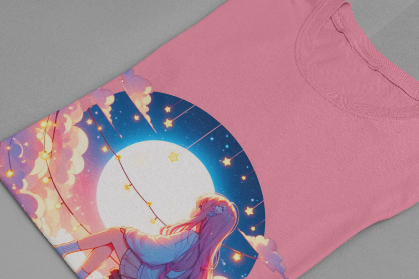 Rooftop Dreams - Starry Night Escape T-Shirt