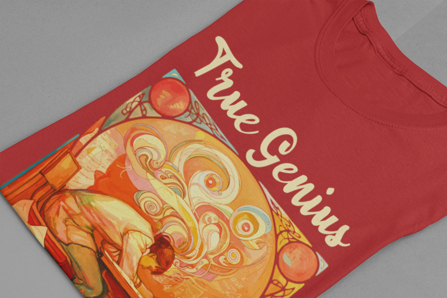 Genius at Work Tee, Smart Humor Shirt, Academic Energy Top, Funny Intelligence Graphic Tee, Clever Nerd Gift