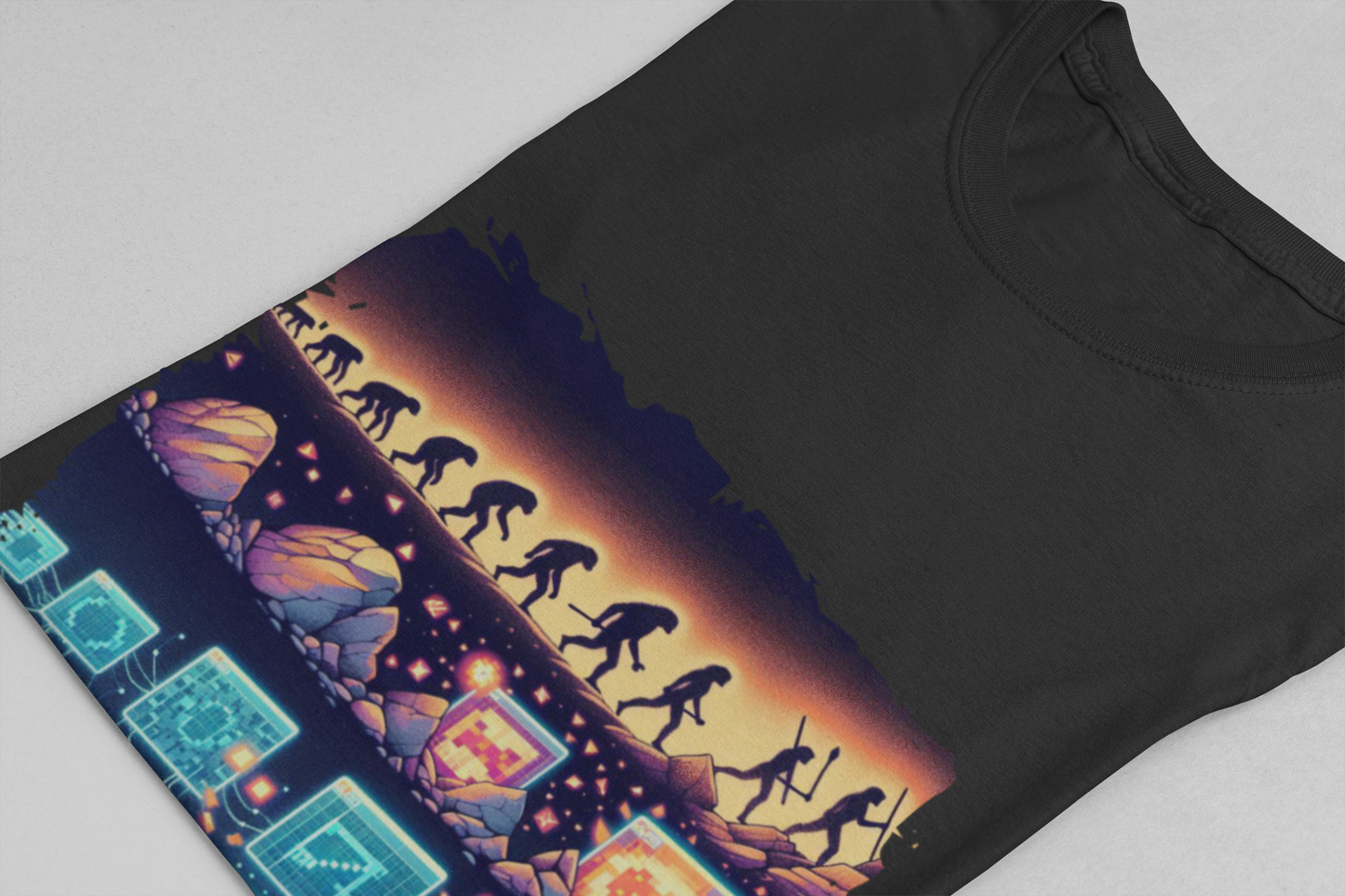 Cave Art to NFTs: The Evolution of Creativity Tshirt