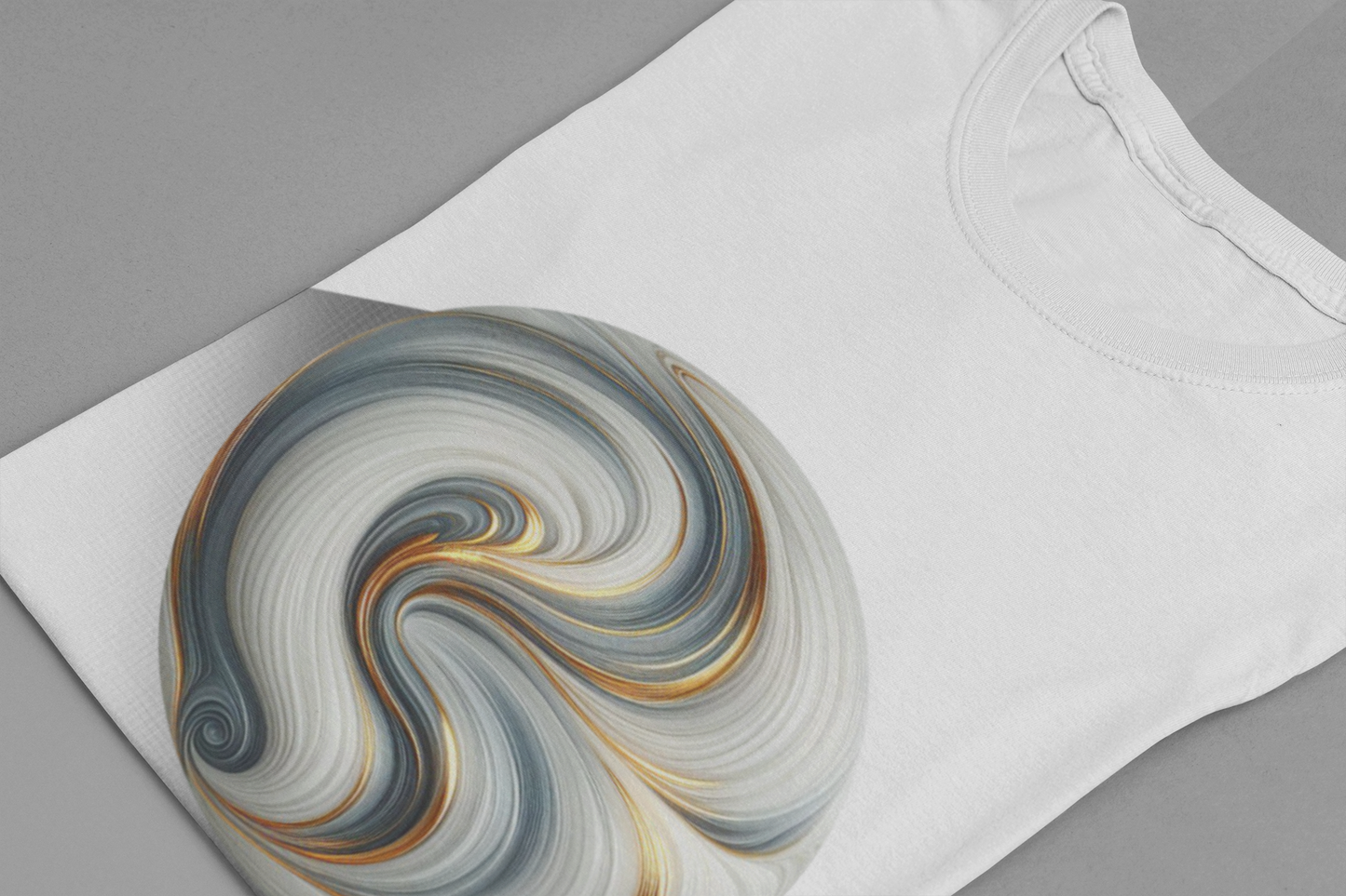 Liquid Marble – Flowing Marble Effect Abstract Graphic T-Shirt